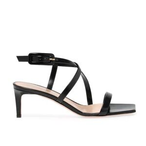 Gianvito Rossi 55mm Lindsay Sandals! Size 37.5 Black